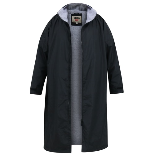 Duke Sherpa Lined Showerproof Changing Robe Black